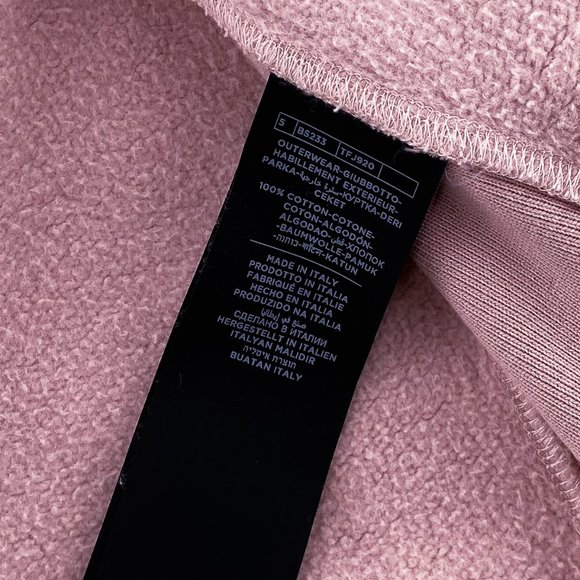 RARE TOM FORD Logo Hoodie Sweatshirt Full Zip GARMENT DYED Salmon Pink Boxy XL - Picture 8 of 13